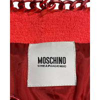 Moschino Veste/Manteau en Laine en Rouge