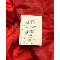 Moschino Jacke/Mantel aus Wolle in Rot