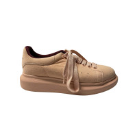 Alexander McQueen Sneaker in Pelle scamosciata in Rosa