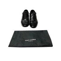 Saint Laurent Slippers/Ballerinas Patent leather in Black