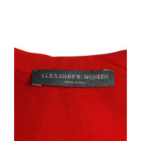 Alexander McQueen Capispalla in Seta in Rosso