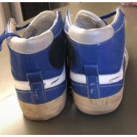 Golden Goose Trainers Leather in Blue