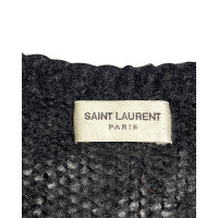 Yves Saint Laurent Oberteil aus Wolle in Schwarz