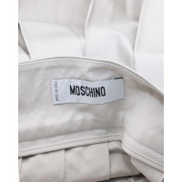 Moschino Gonna in Cotone in Bianco