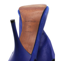 Balenciaga Sandalen aus Leder in Blau