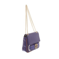 Just Cavalli Handbag Leather in Violet