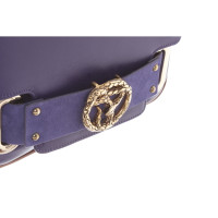 Just Cavalli Handtasche aus Leder in Violett