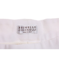 Brunello Cucinelli Hose in Weiß