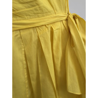 Adolfo Dominguez Kleid aus Baumwolle in Gelb