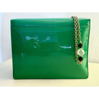 Dolce & Gabbana Handtasche aus Lackleder in Grün