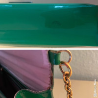 Dolce & Gabbana Borsetta in Pelle verniciata in Verde