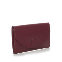 Cartier Clutch aus Leder in Rot