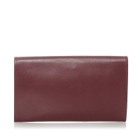 Cartier Clutch aus Leder in Rot