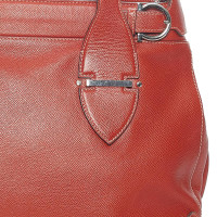 Salvatore Ferragamo Tote bag Leather in Red