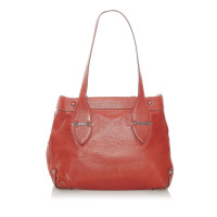 Salvatore Ferragamo Tote bag Leather in Red