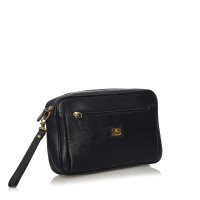 Burberry Clutch Bag Leather in Black