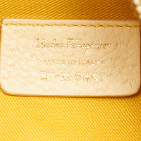 Salvatore Ferragamo Shoulder bag Leather in White