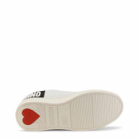 Love Moschino Chaussures de sport en Cuir en Blanc