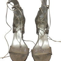 Stuart Weitzman Silver-colored sandals