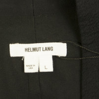 Helmut Lang Jacke/Mantel aus Baumwolle in Schwarz