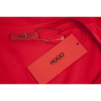 Hugo Boss Oberteil aus Seide in Rot