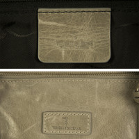 Trussardi Handtasche aus Leder in Grau