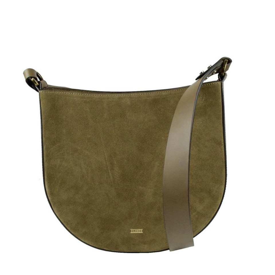 Closed Shoulder bag Leather in Green