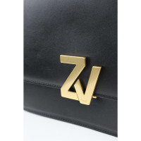 Zadig & Voltaire Umhängetasche aus Leder in Schwarz