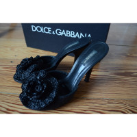 Dolce & Gabbana Sandalen Leer in Zwart