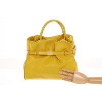 Sonia Rykiel Handtasche aus Leder in Gelb