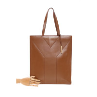 Yves Saint Laurent Tote bag Leather in Ochre