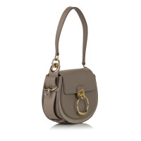 Chloé Tess Bag Small Leather in Grey