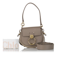 Chloé Tess Bag Small Leather in Grey