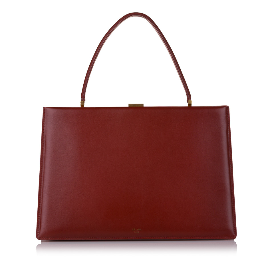 Céline Handtasche aus Leder in Rot