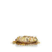 Yves Saint Laurent Umhängetasche aus Leder in Gold