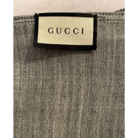Gucci Schal/Tuch aus Seide in Grau