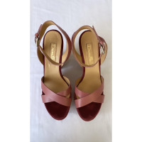 Deimille Sandals Leather in Pink