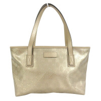 Gucci Tote Bag aus Canvas in Gold