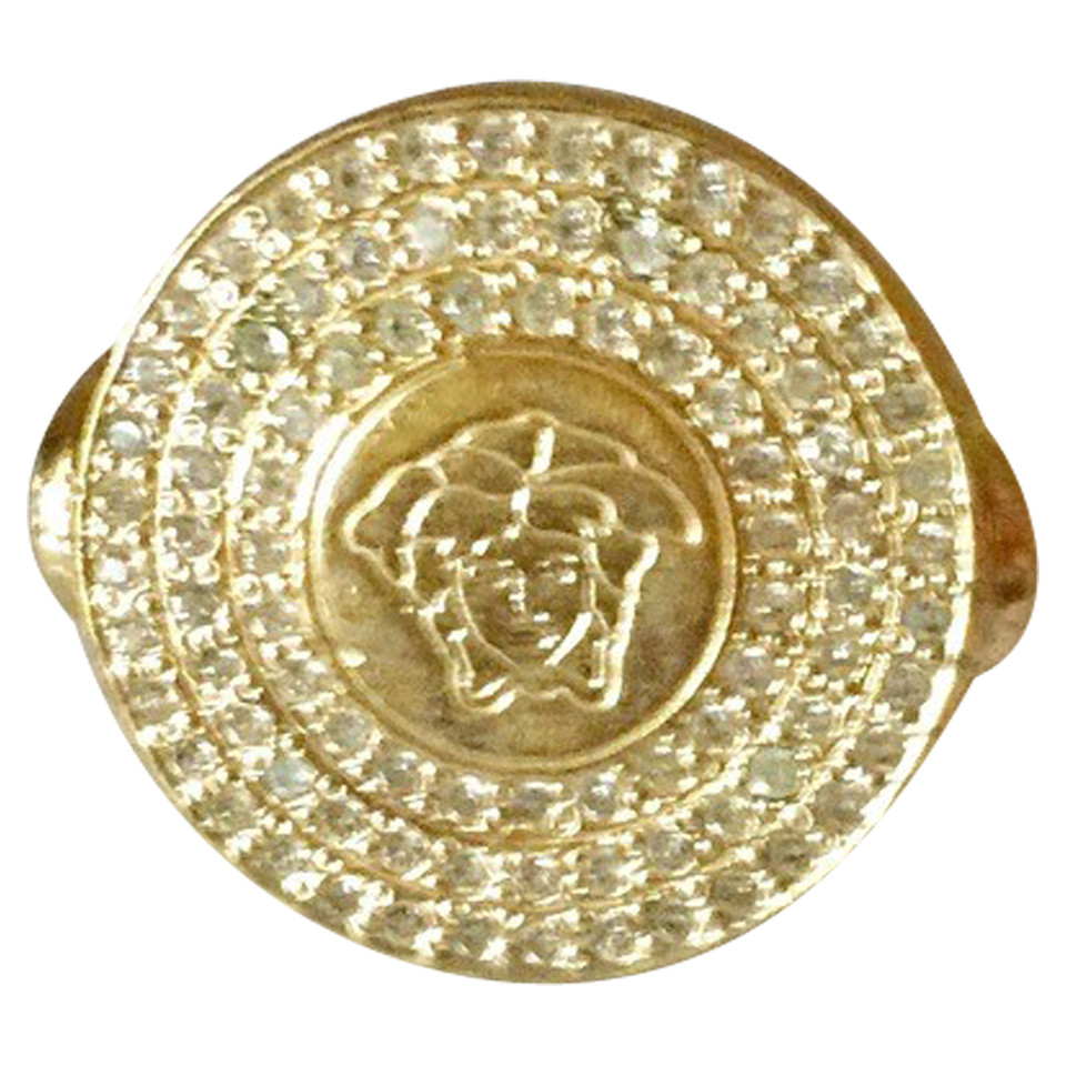 Versace Ring Staal in Goud