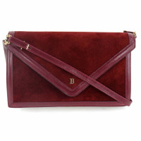 Bally Shoulder bag Suede in Bordeaux