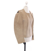 Maison Martin Margiela For H&M Jacket/Coat Leather in Beige