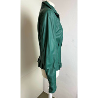 Escada Jacket/Coat Leather in Green
