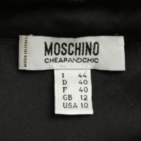 Moschino Seidenbluse in Schwarz