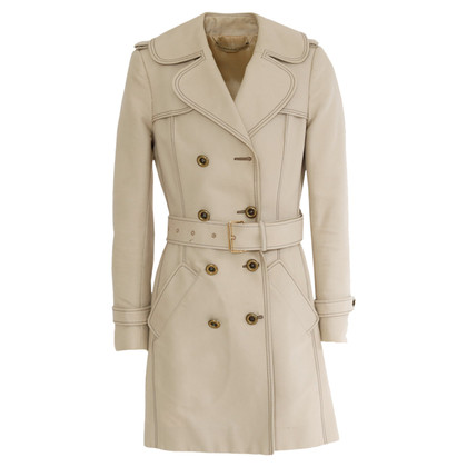 Balenciaga Jacket/Coat Cotton in Beige