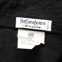 Yves Saint Laurent Top en Noir