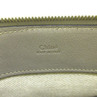 Chloé Umhängetasche aus Leder in Grau