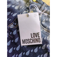 Moschino Love Pantaloncini in Denim in Blu