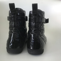 Dior Ankle boots Patent leather in Black