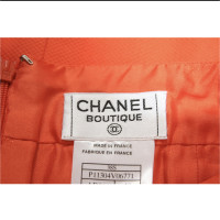 Chanel Rock aus Baumwolle in Orange