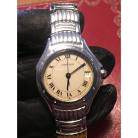 Cartier Armbanduhr aus Stahl in Creme
